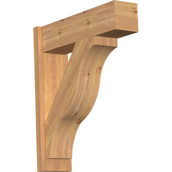 Ekena Millwork Funston Block Smooth Outlooker, Western Red Cedar, 7 1/2"W x 26"D x 30"H OUT08X26X30FST05SWR - main
